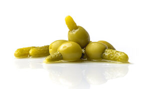 Manzanilla rellena pepinillos